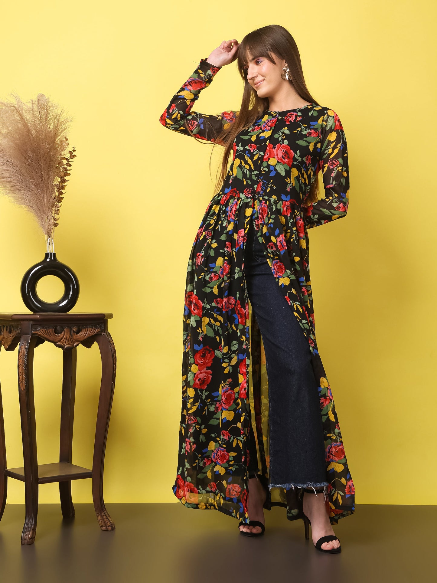 Floral Printed Georgette Tunics