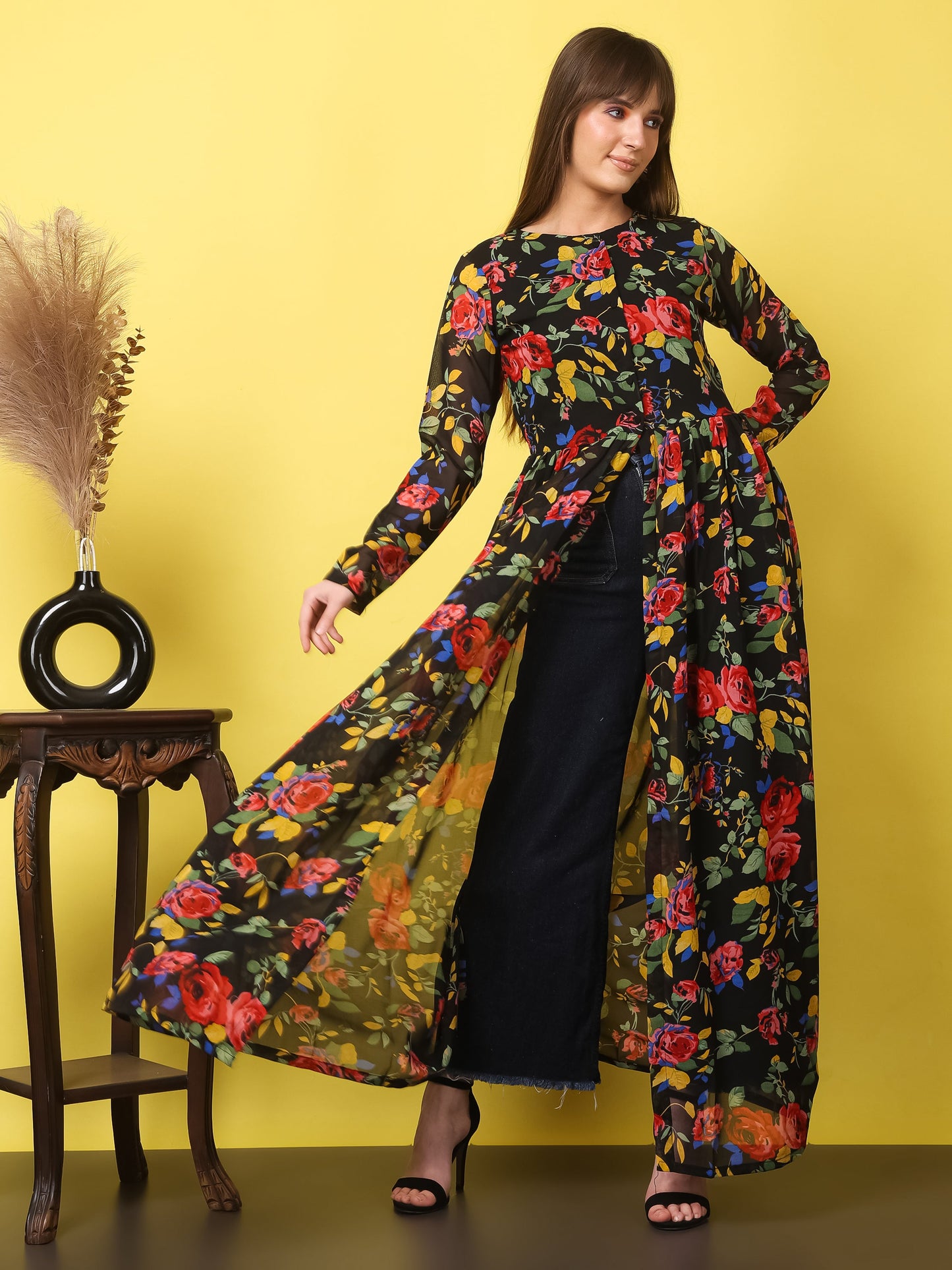 Floral Printed Georgette Tunics