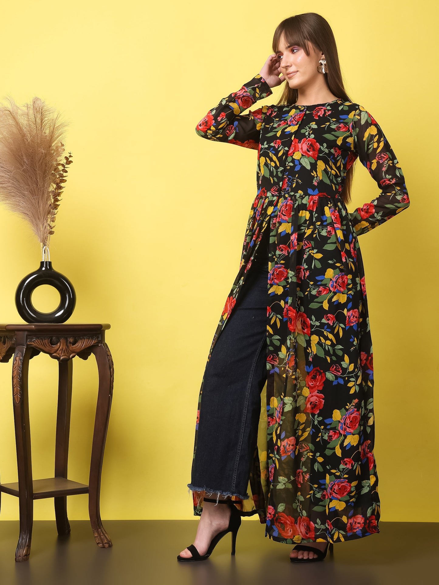 Floral Printed Georgette Tunics