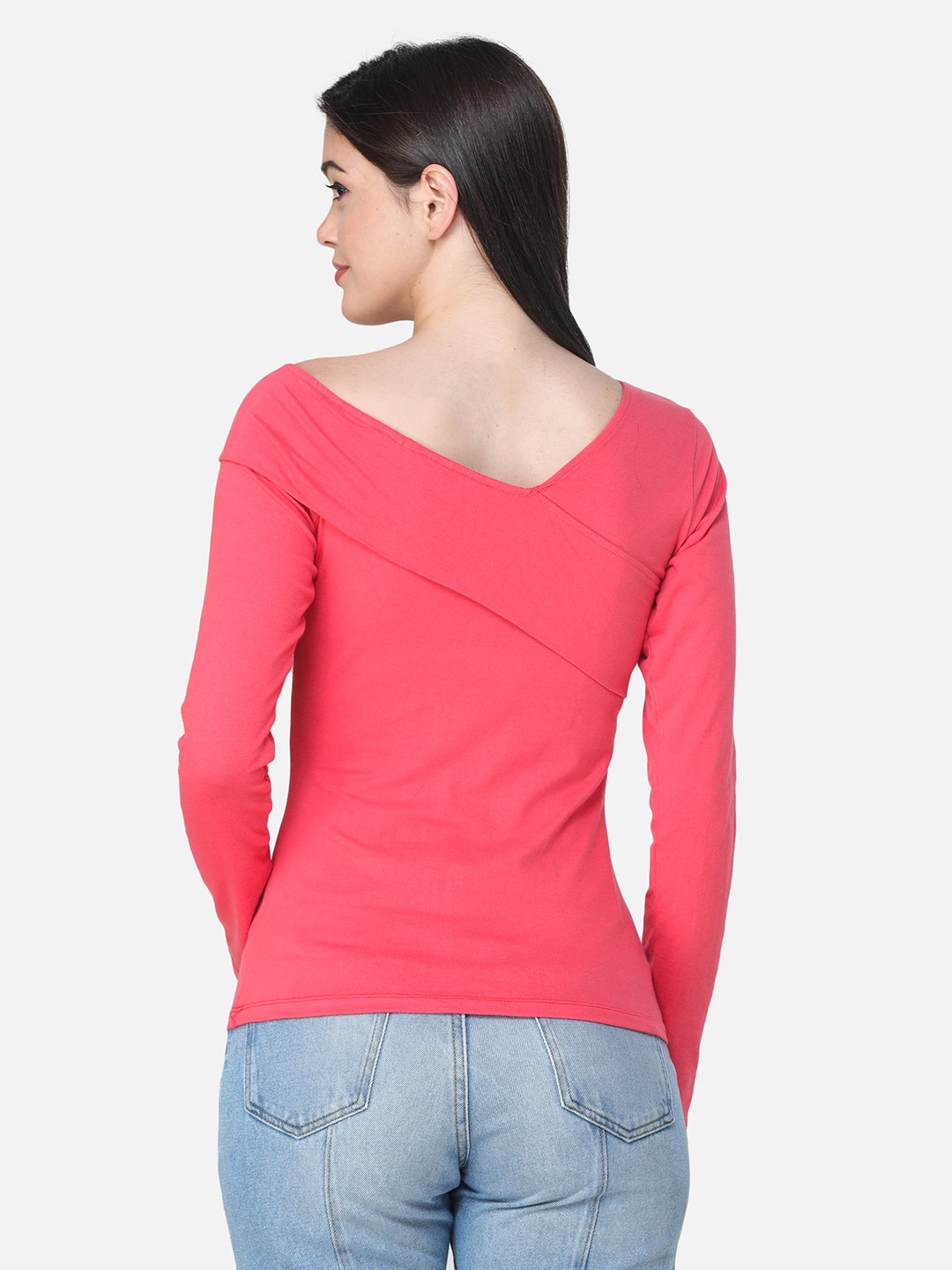 SCORPIUS SOLID CORAL TOP