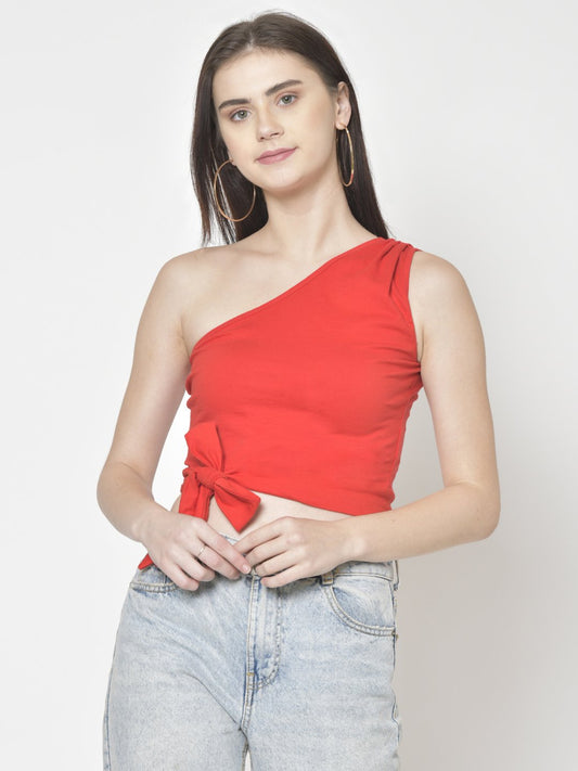 Cation Red Solid Top