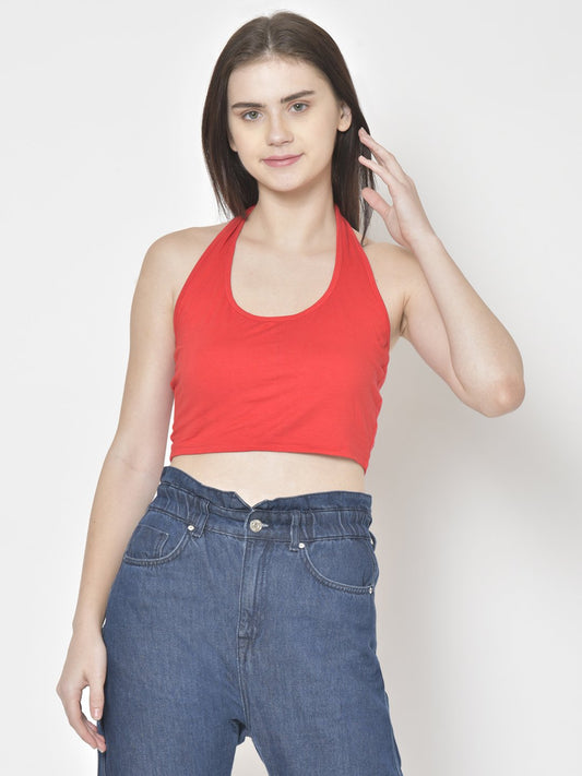 Cation Red Solid Top