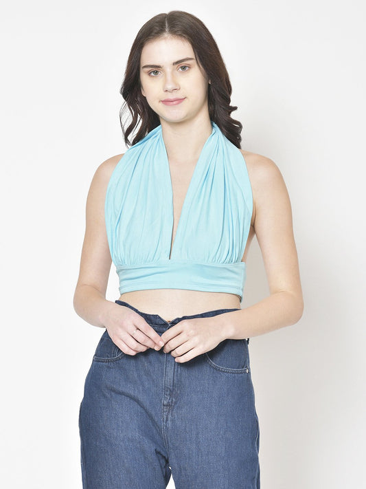 Cation Blue Solid Top