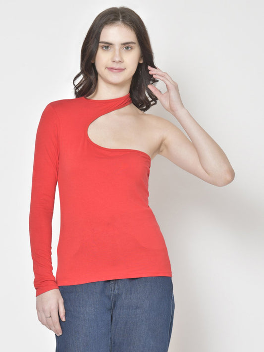 Cation Red Solid Top