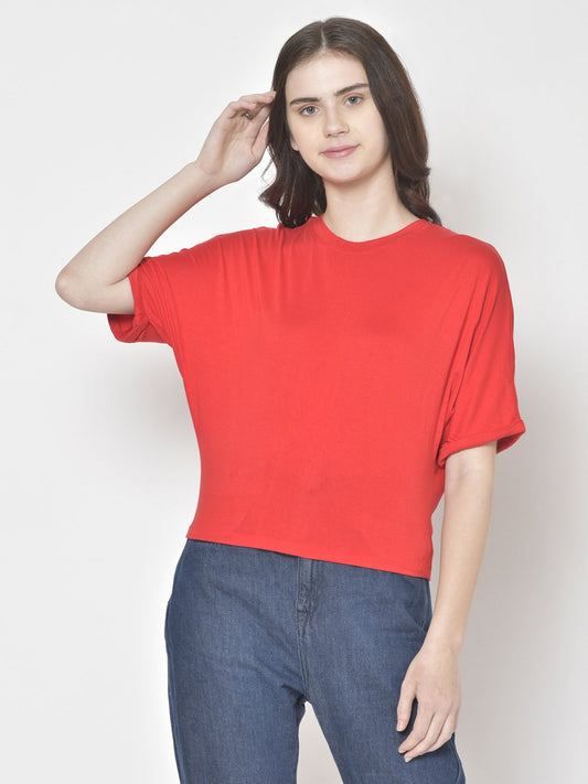 Cation Red Solid Top