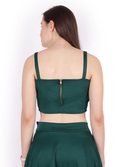 SCORPIUS Green strap Crop top