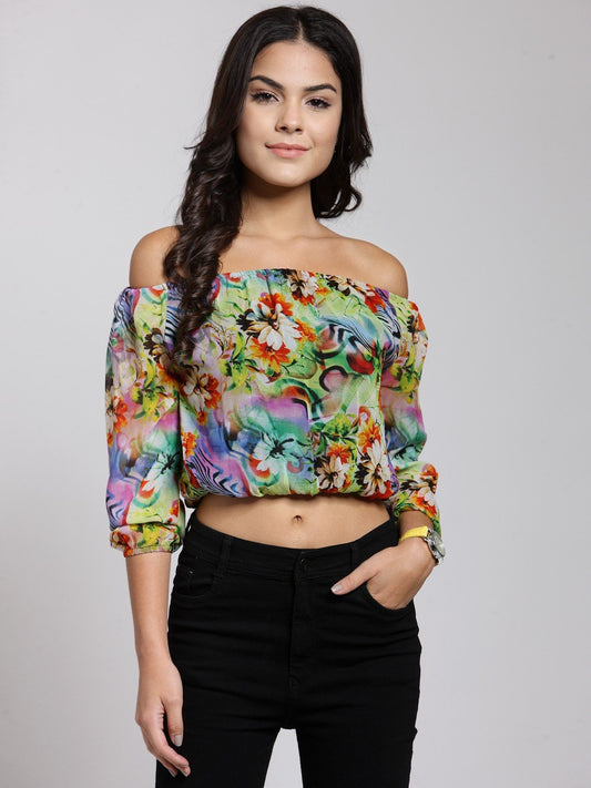 Multicolor Printed Top